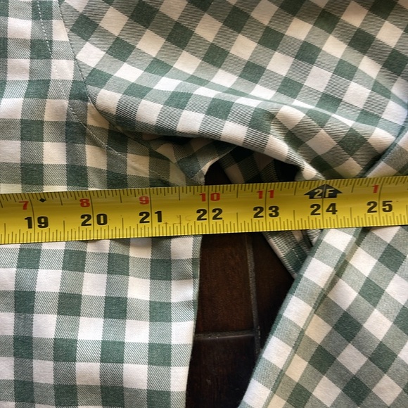 Brooks Brothers - Sage / White check button down - L - USA Supima Cotton - Picture 3 of 4